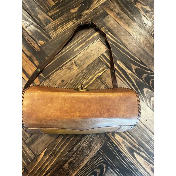 VTG Joo Kay Hand Tooled Western Cowgirl Festival Aztec Grunge Boho Leather Twee - Picture 8 of 16